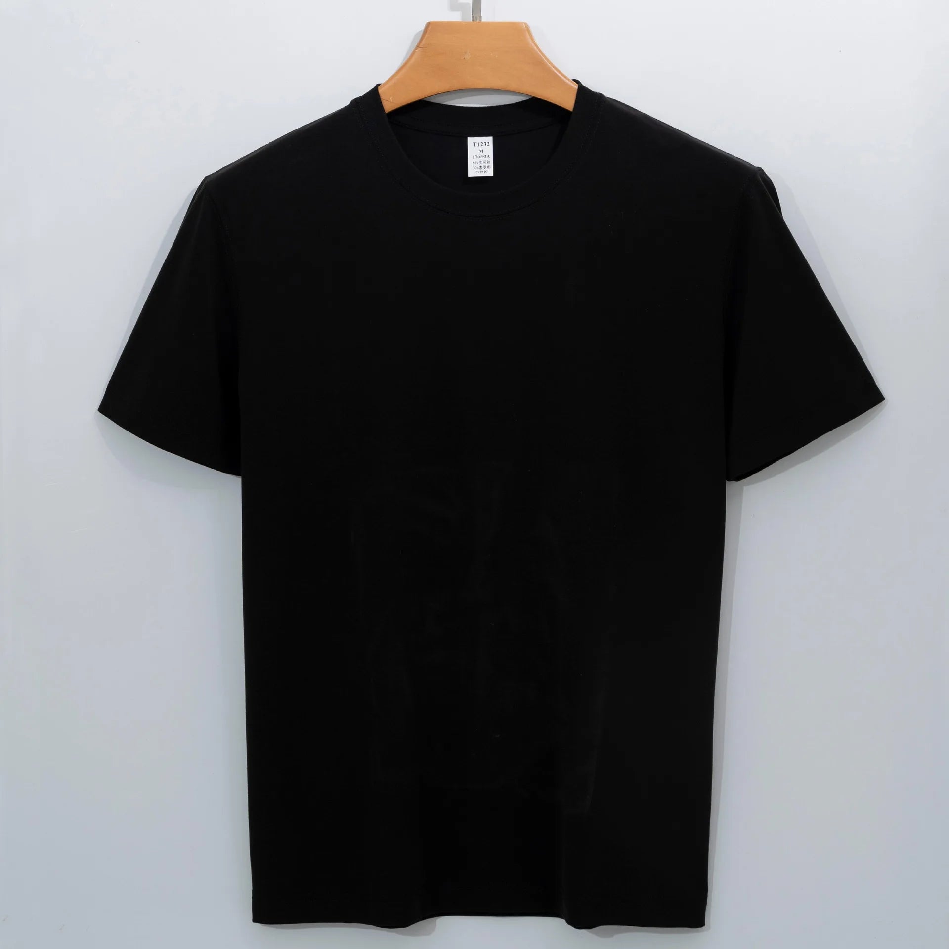 Man High Quality Modal Thin T-shirt XS-5XL Big Size Short Sleeve Pure Color Summer Top Basic Free Style  Antibacterial Tees
