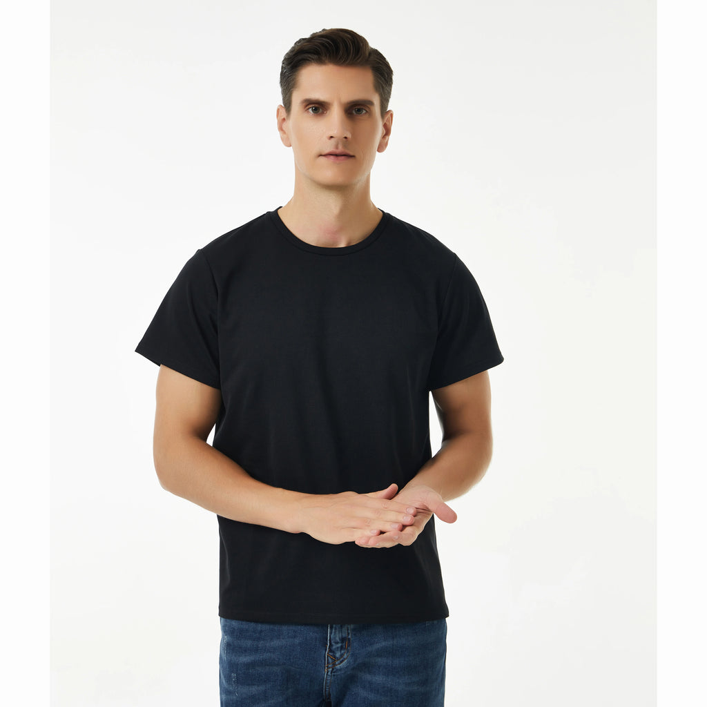 UrGarding Silver-Cotton Block EMF High Protection Anti-Radiation Shielding Short Sleeve T Shirt