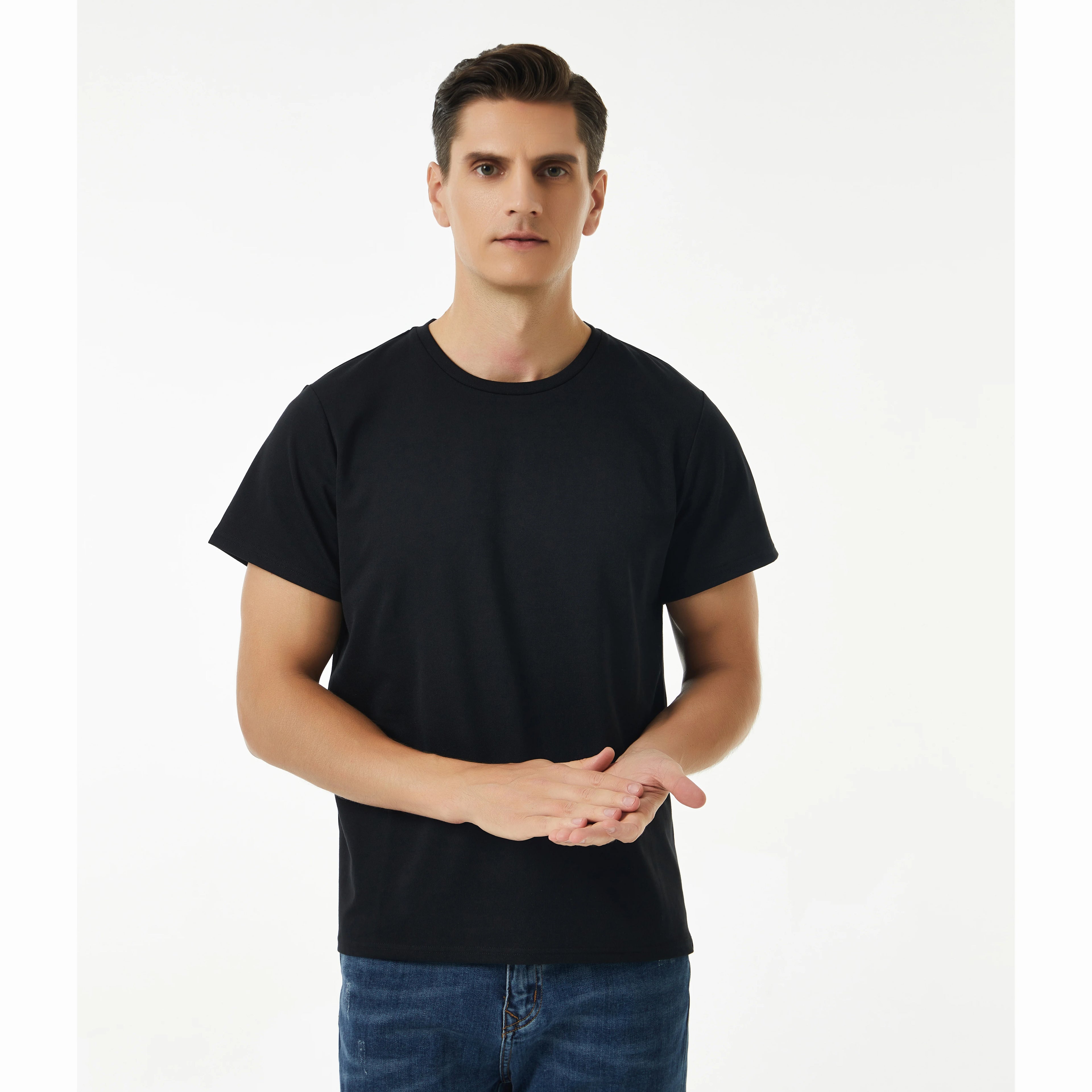 UrGarding Silver-Cotton Block EMF High Protection Anti-Radiation Shielding Short Sleeve T Shirt