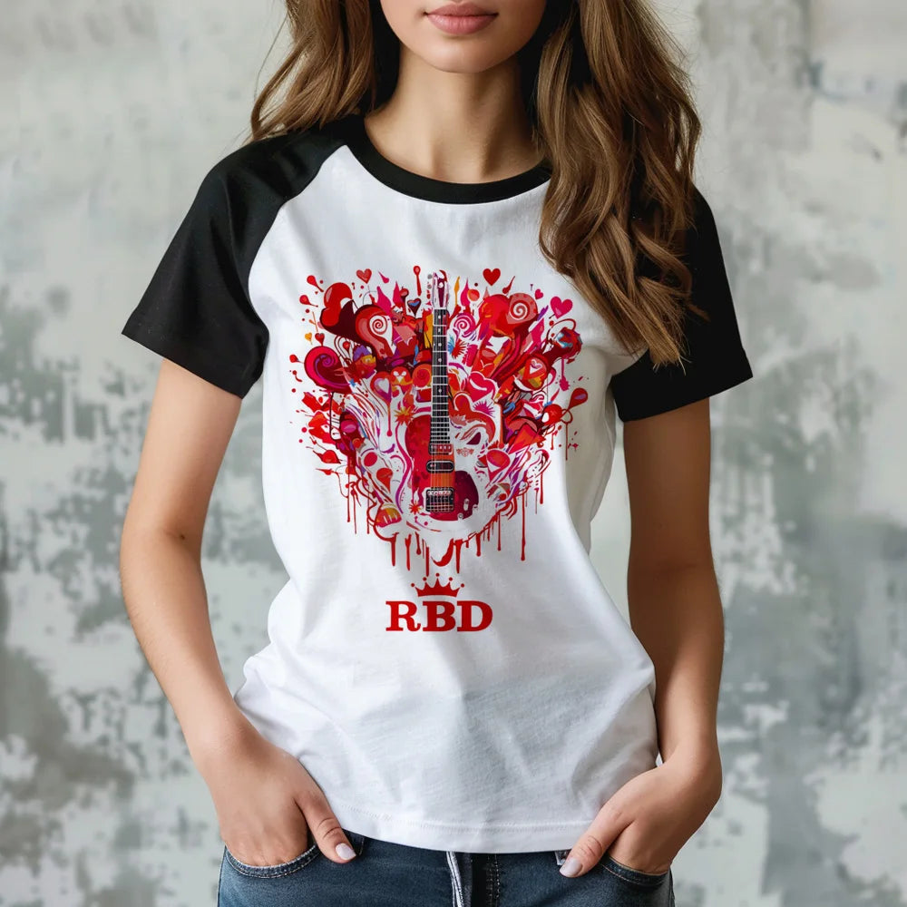 Rbd t shirt women harajuku t-shirts female comic graphic funny clothing