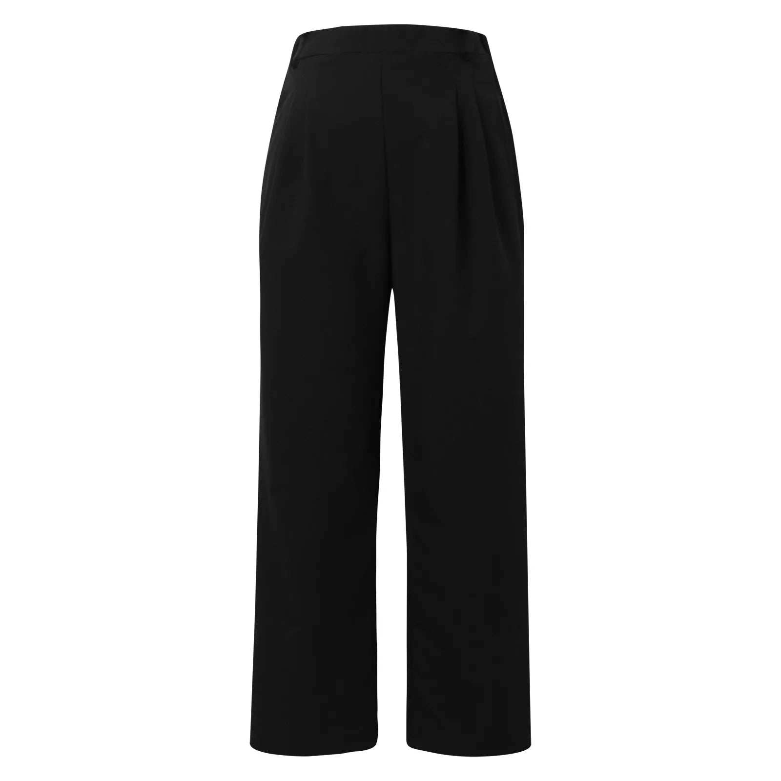 Women Fashion Wide Leg Pants Solid Elastic Pants Work Business Suit Straight Trousers Casual High Waisted Dress Palazzo Pants