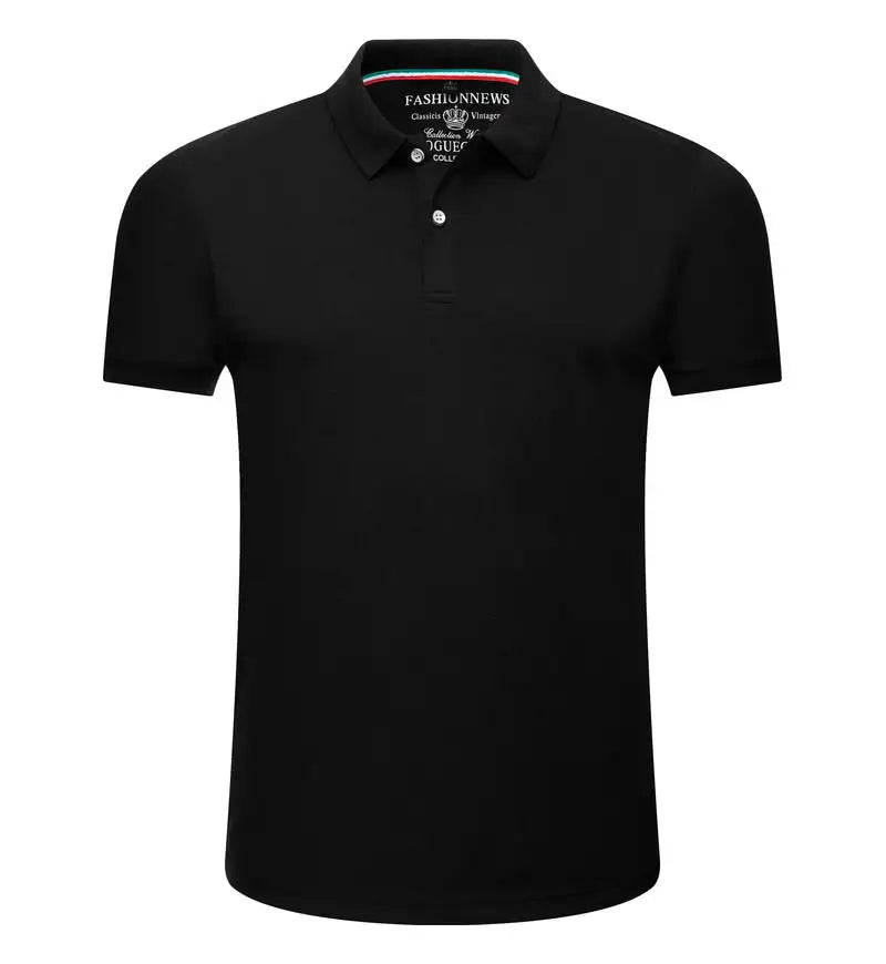 Mens Polo Shirts Short Sleeve Casual Solid Color Fashion Summer Lapel Male Turndown Tops Work Clothes Breathabl Comfortable