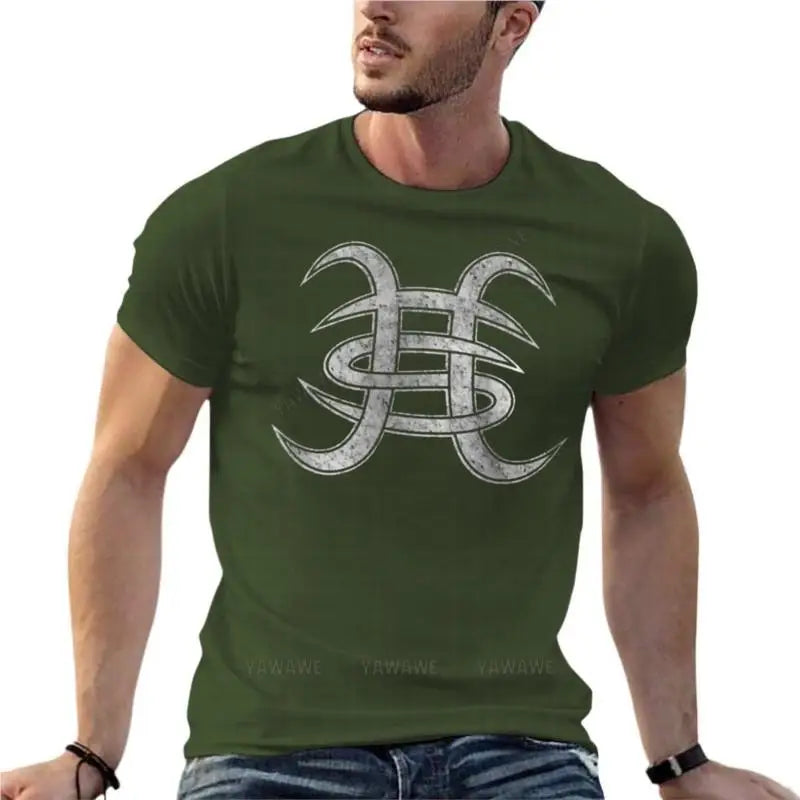 Heroes Del Silencio E Bunbury Distressed Logo Oversize T-Shirt Personalized Men'S Clothing Short Sleeve Streetwear Big Size Tops