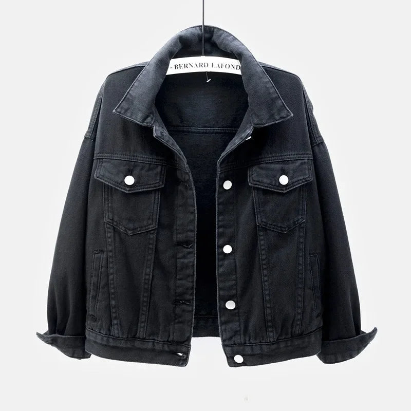 Denim Jacket Women Jeans 2025 Jean Jackets for Women Coat Veste Femme Purple White Yellow Mujer Red Pink Blue Black 3xl 4xl 2025
