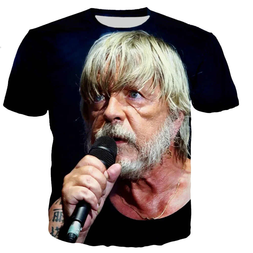 New Renaud Sechan 3D Print T-shirt Men Women Fashion Casual Hip Hop T-shirt Unisex Harajuku streetwear Oversized Tops Tees