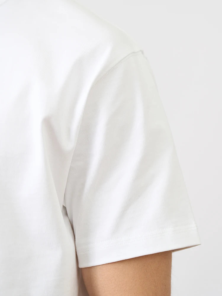 SIMWOOD 2025 Spring Summer New Oversize 310gsm 100% Cotton T-shirts Men Quality Breathable Solid Color Comfortable Tops