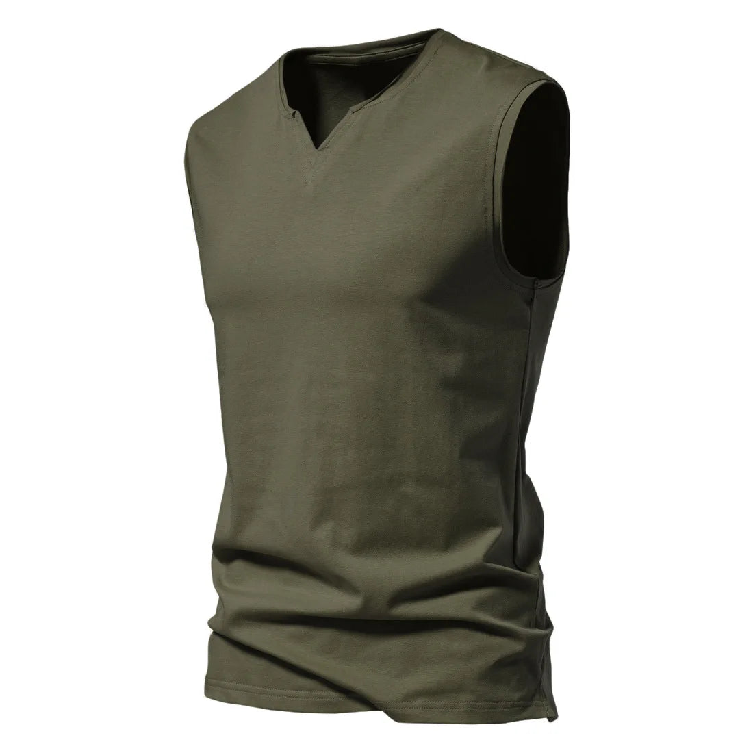 Men's Workout Tank Tops Athletic Training Gym Shirts Vest Cotton Sleeveless T-Shirt