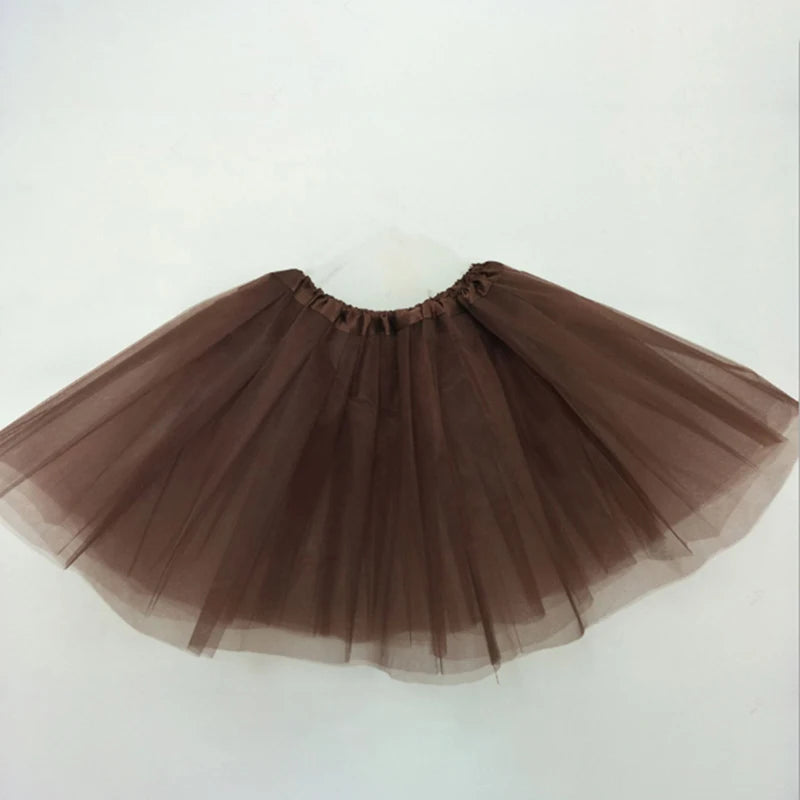 Women Vintage Tulle Skirt Short Tutu Mini Skirts Adult Fancy Ballet Dancewear Party Costume Ball Gown Mini skirt Summer 2024 Hot