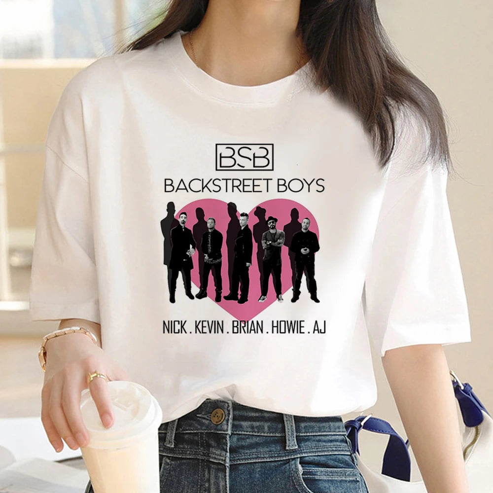 Backstreet Boys Dna 2022 Tour summer top tshirt women 2022 japanese grunge funny tshirt clothes couple clothes