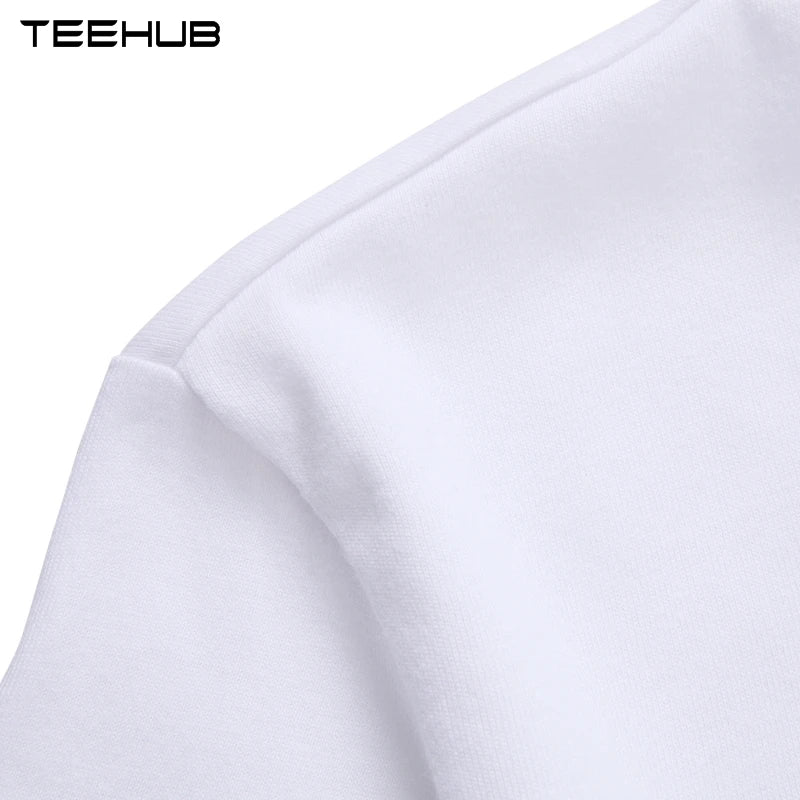 TEEHUB Vintage Men T-Shirt Dragonfly Printed T Shirts Short Sleeve Tshirts Harajuku Tee