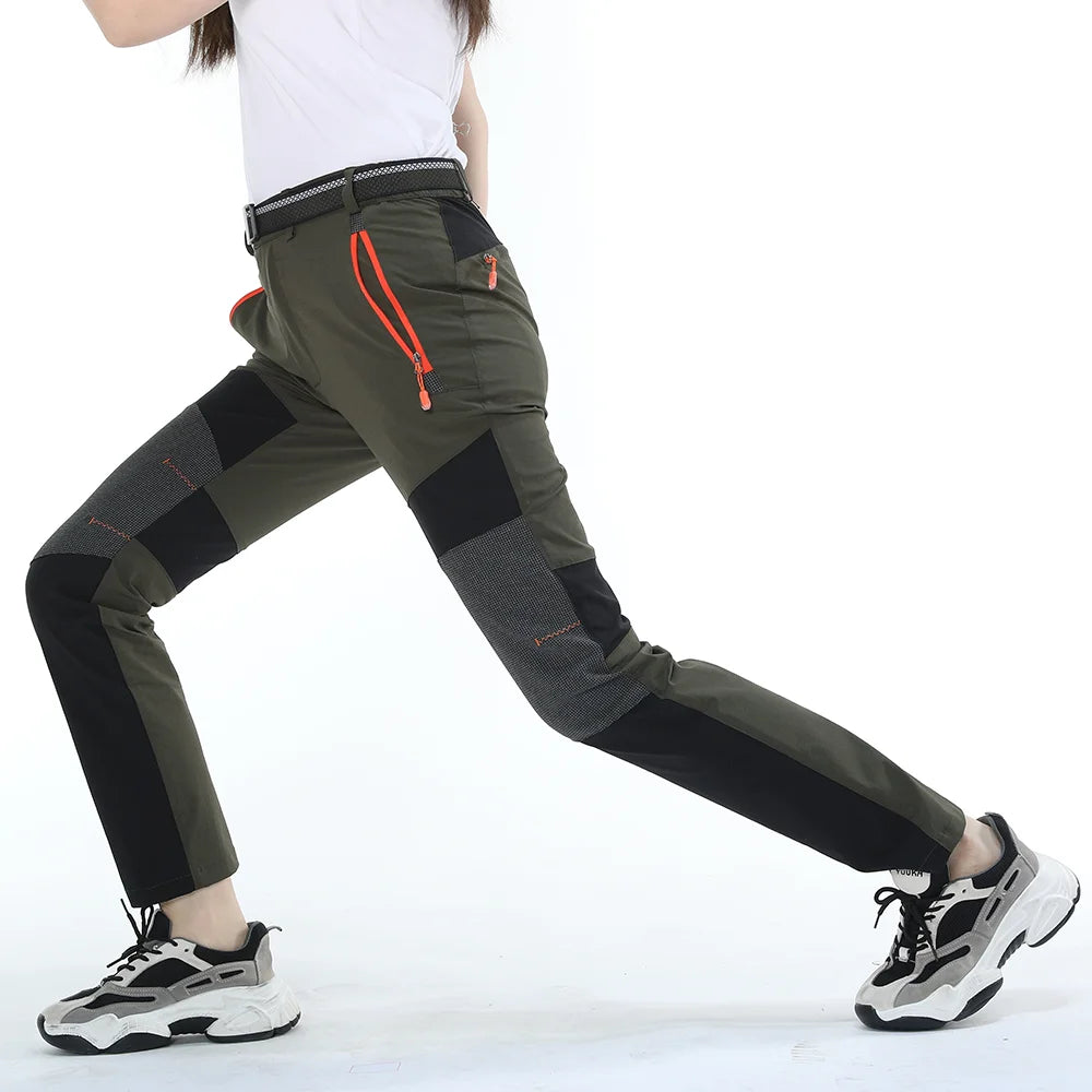 Women Hiking Pants Summer Quick Dry Outdoor Camping Climbing Trekking Pants Women Waterproof Mountain Trousers Ripstop