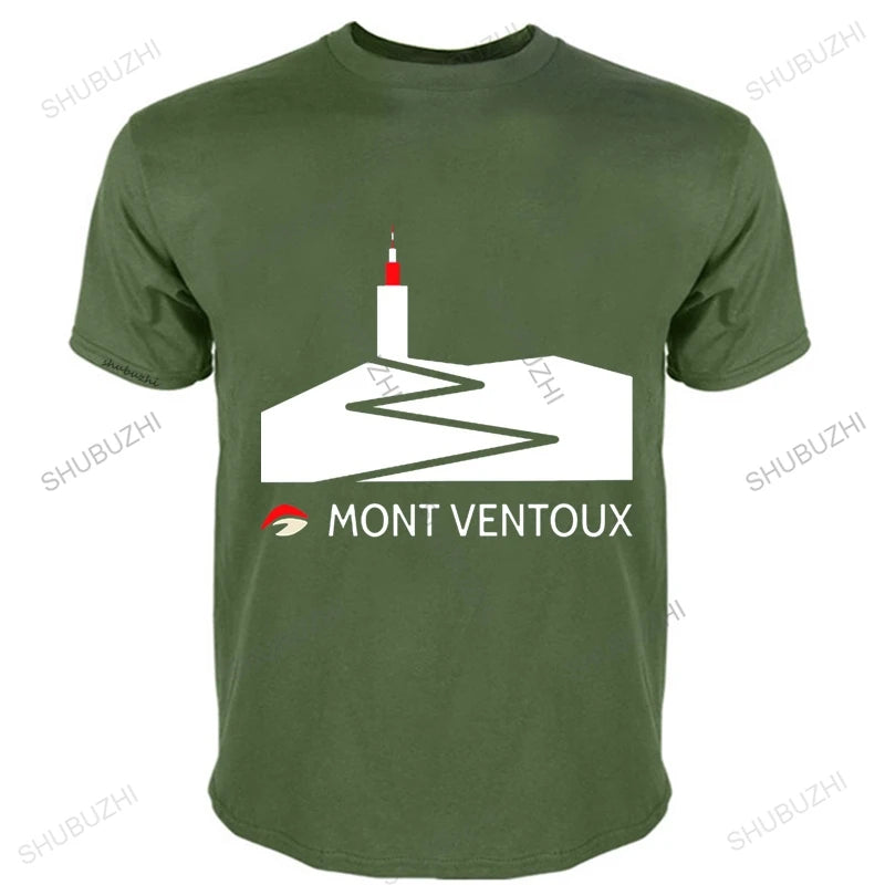 Mont Ventoux T shirt mont ventoux cycling ventoux bike riding Hot sale men brand t shirt summer cotton tshirt drop shipping