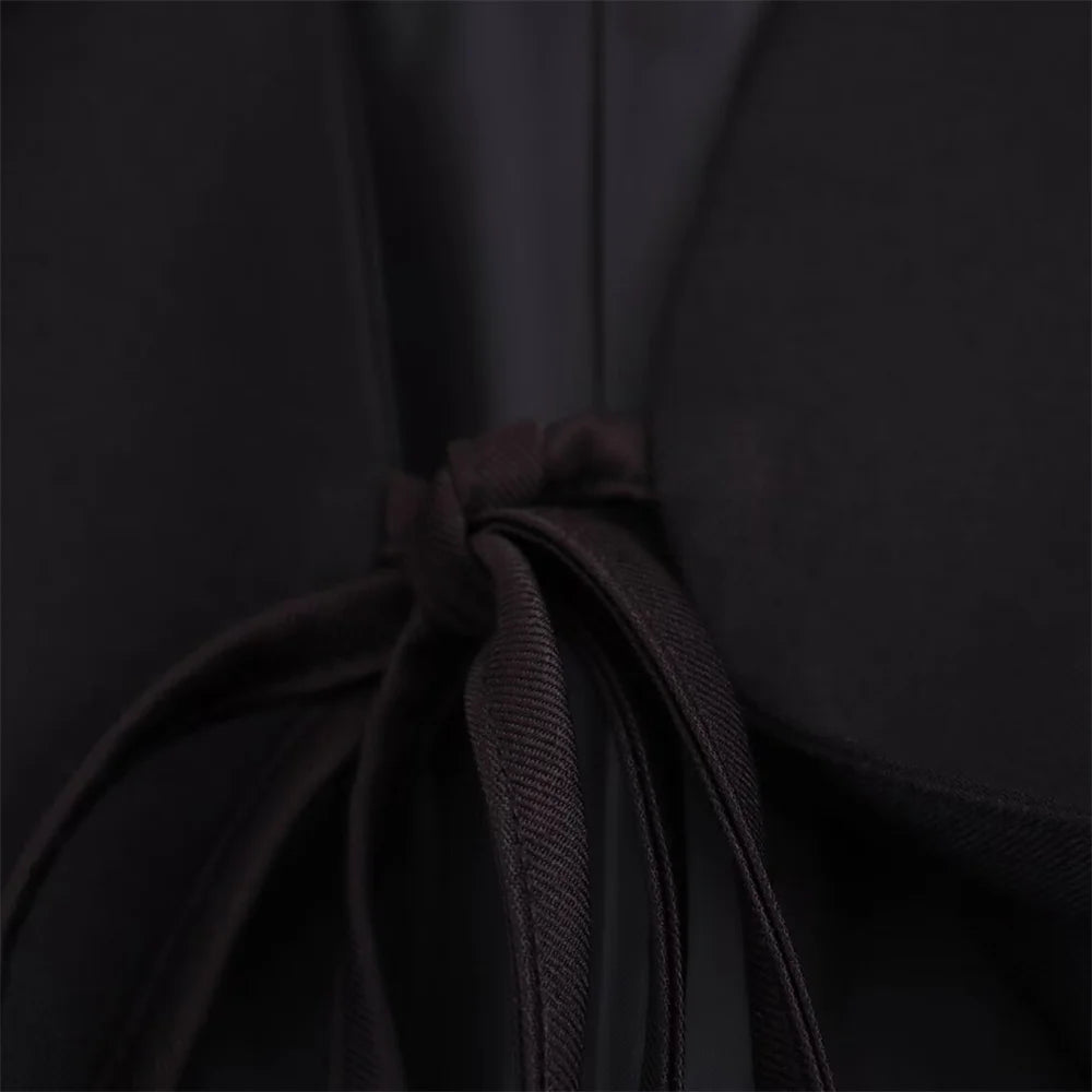 2024 autumn new women's clothing European and American style fashionable bow decoration loose suit jacket