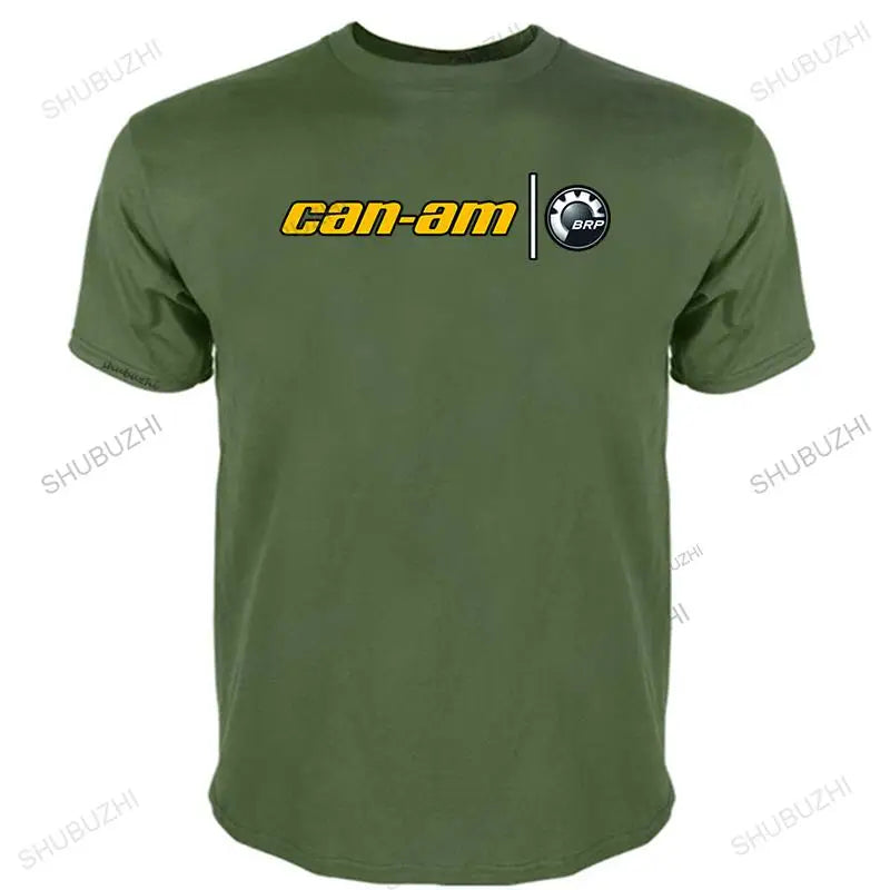 Men T shirt Fashion Classics Can Am Logo s Black T Shirt Printed Funny Graphic Tee Shirt Round Neck Tops women short sleeve