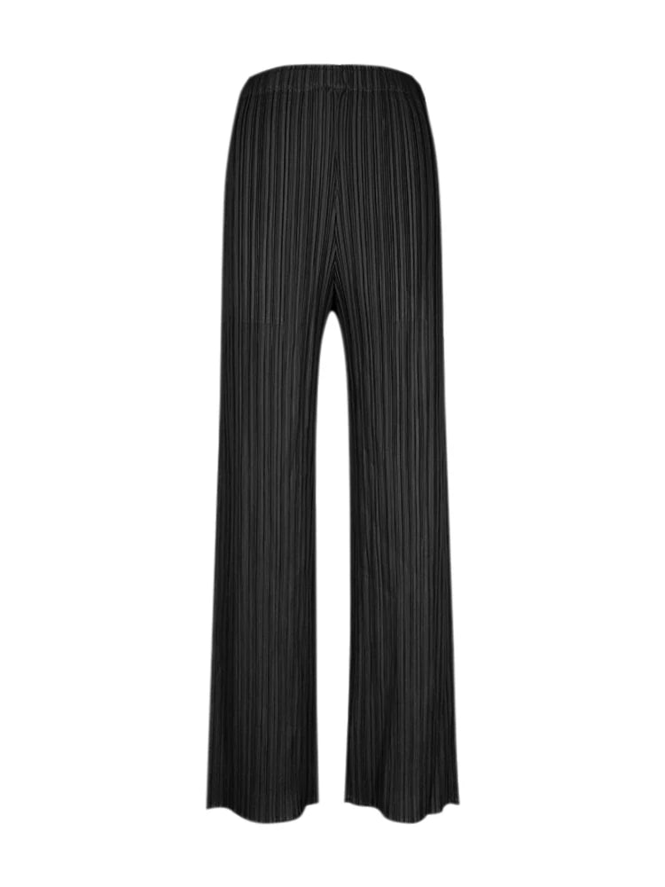 Spring Summer Autumn Women's Casual Elegant Miyake Designer Classical Loose Straight Pleated Pants High Waist Trousers In Stock