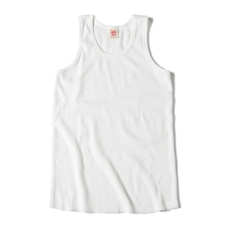 Non Stock Men's Slim-Fit Tank Top Summer Sleeveless Round Neck Ribbed Cotton Shirt