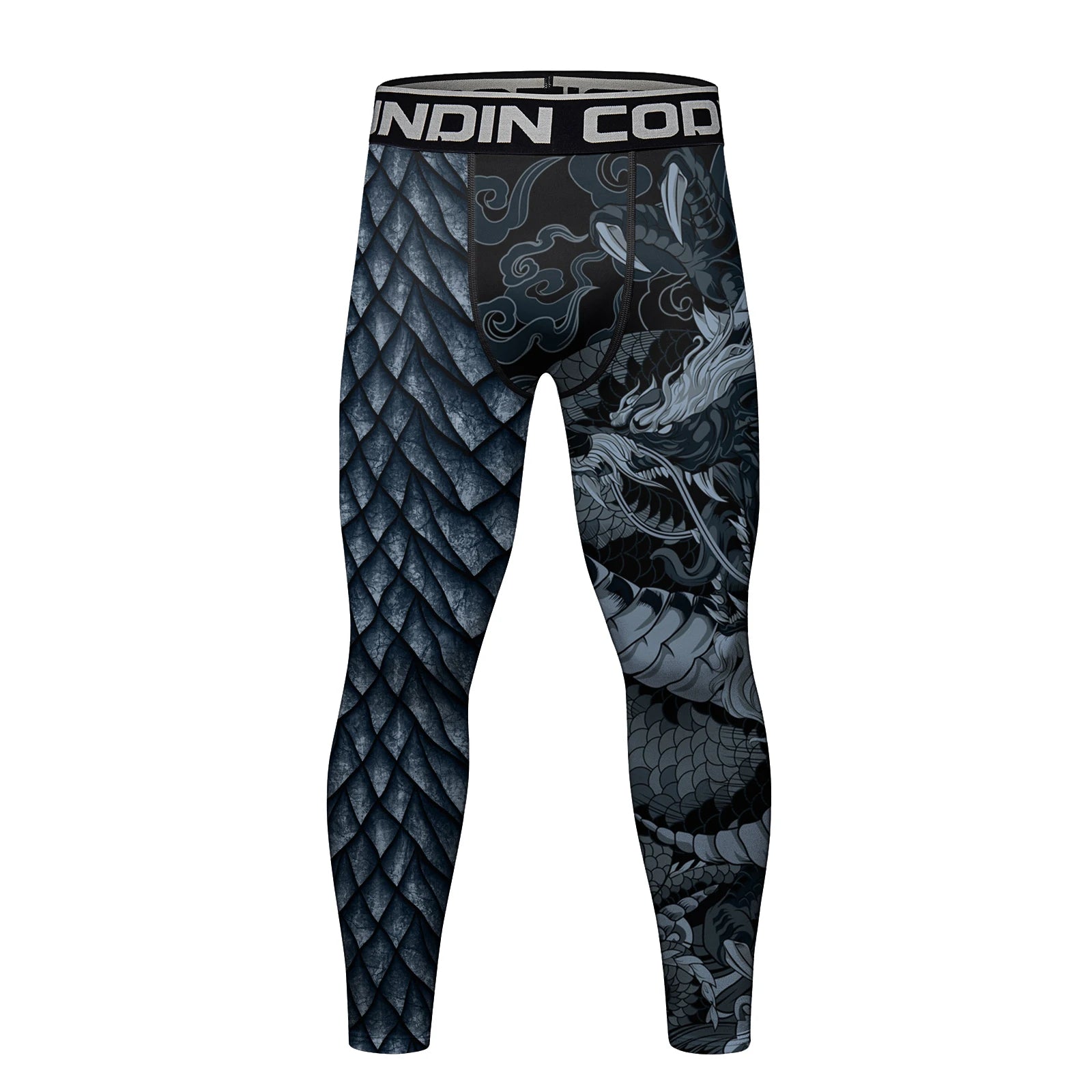 Cody Lundin Men's Jiu Jitsu Spats Stappling Compression Tights Pant Training BJJ No Gi Grappling Leggings Gym Fitness Trousers