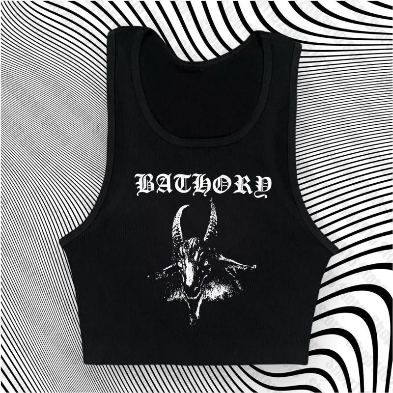 Summer y2k Printing Women Trash Casual Vest Top women Short Crop Top Aesthetic punk Streetwear Female Tops Gothic Corset tvest