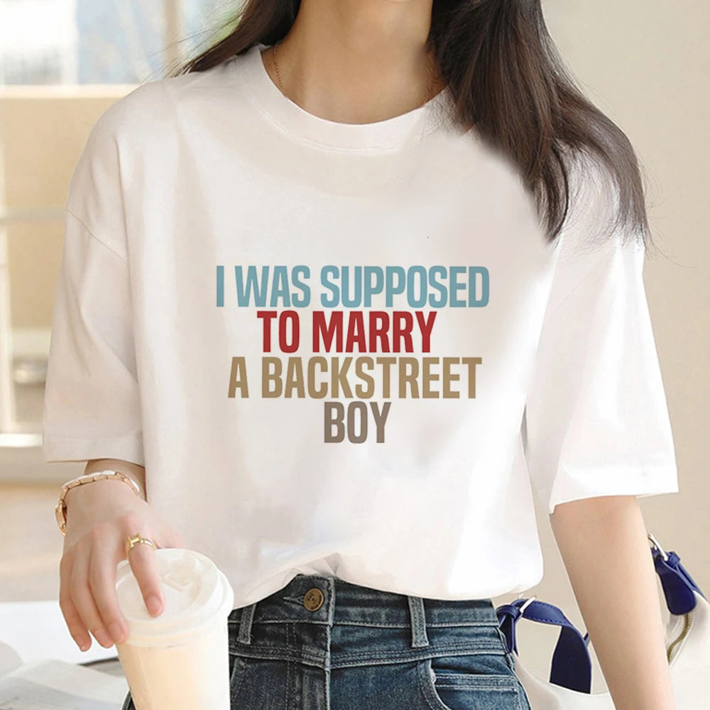 Backstreet Boys Dna 2022 Tour summer top tshirt women 2022 japanese grunge funny tshirt clothes couple clothes