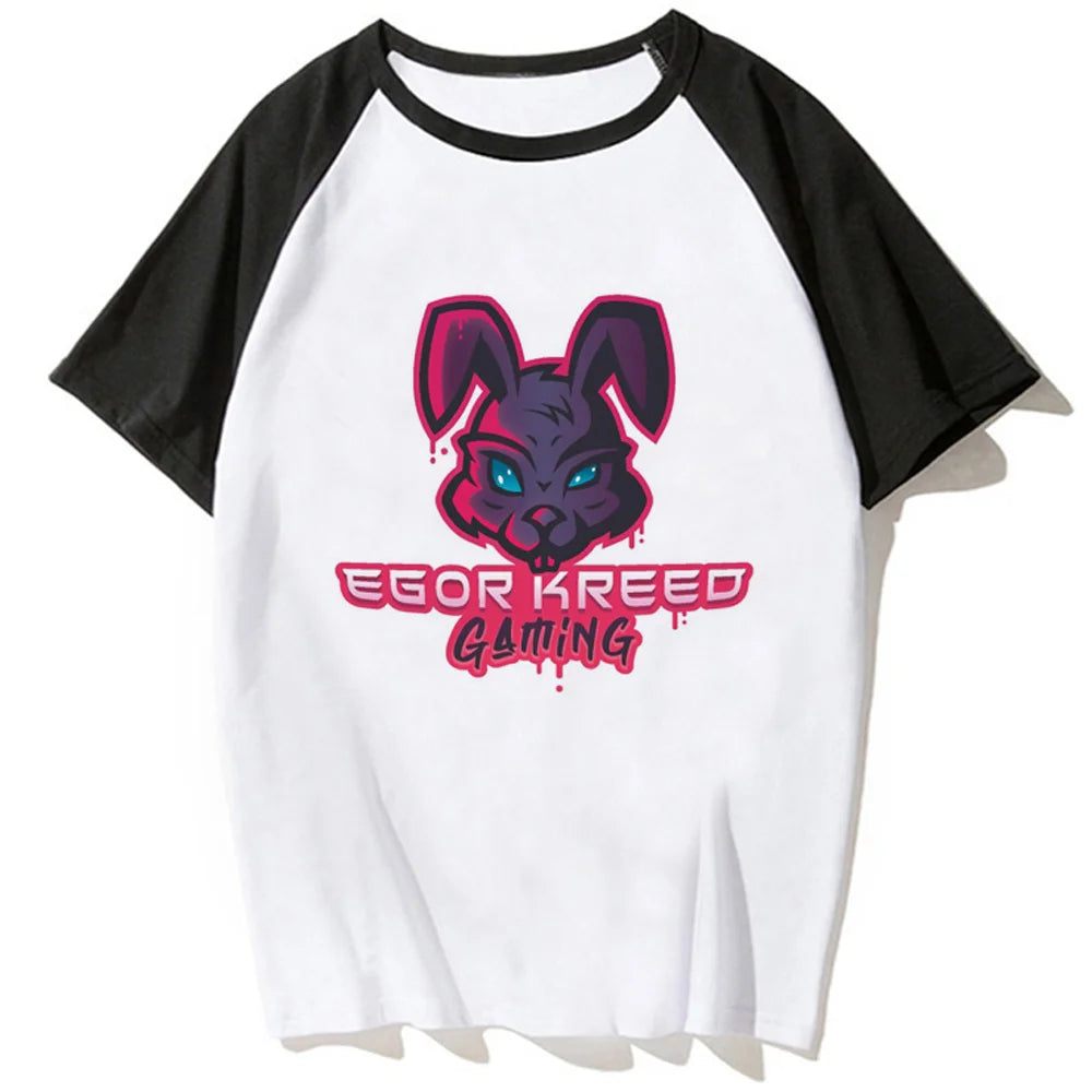 Egor Kreed t shirt women streetwear summer anime Tee female streetwear 2000s clothing