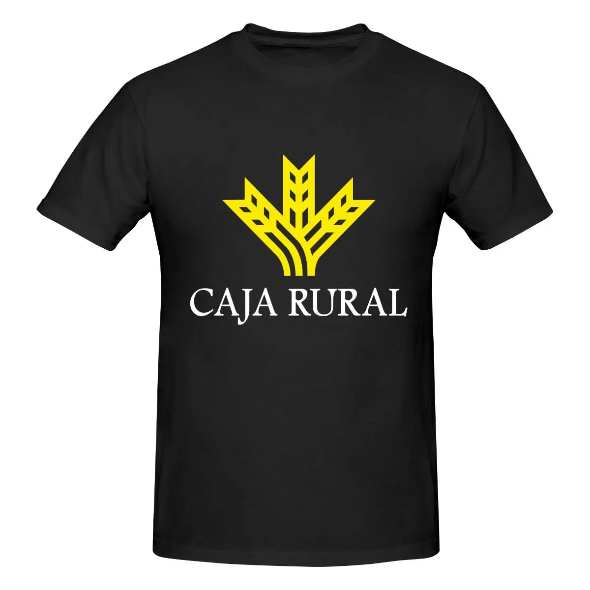 NEW Brilliant Caja Rural Design T-shirt Men Print Round neck T-shirt Summer Fashion Short Sleeve Cotton T Shirt