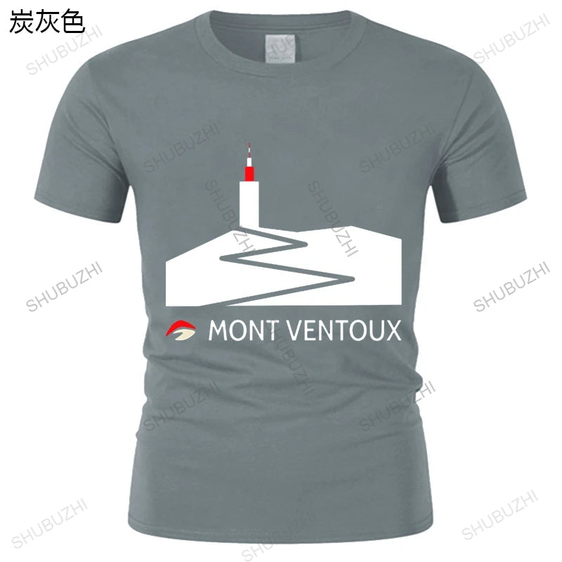 Mont Ventoux T shirt mont ventoux cycling ventoux bike riding Hot sale men brand t shirt summer cotton tshirt drop shipping
