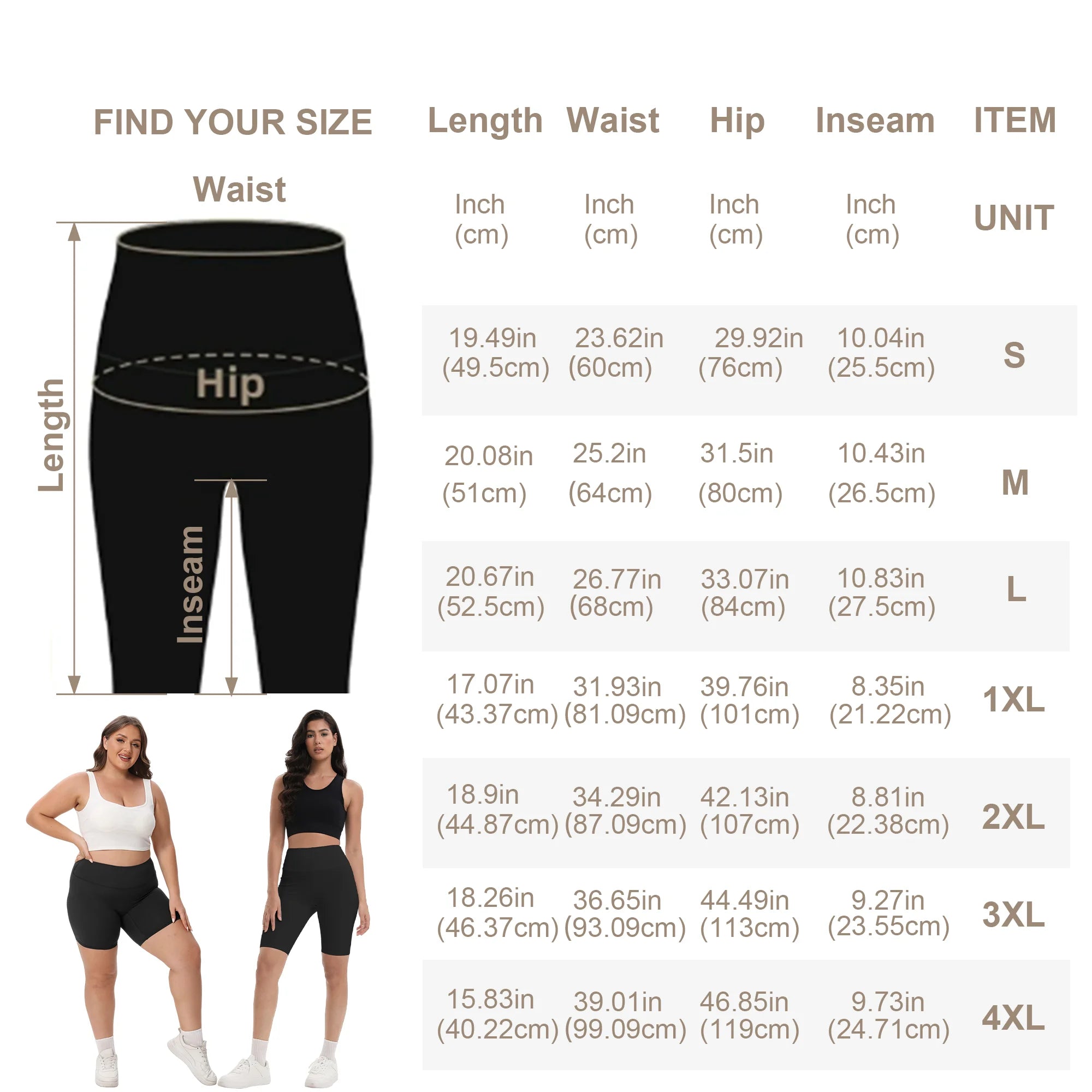 S-XXXL Bike Shorts Women High Waist 3 Pockets Workout Yoga Shorts Stretch Gym Fitness Comfort Ready to Wear Activeweanning Pants