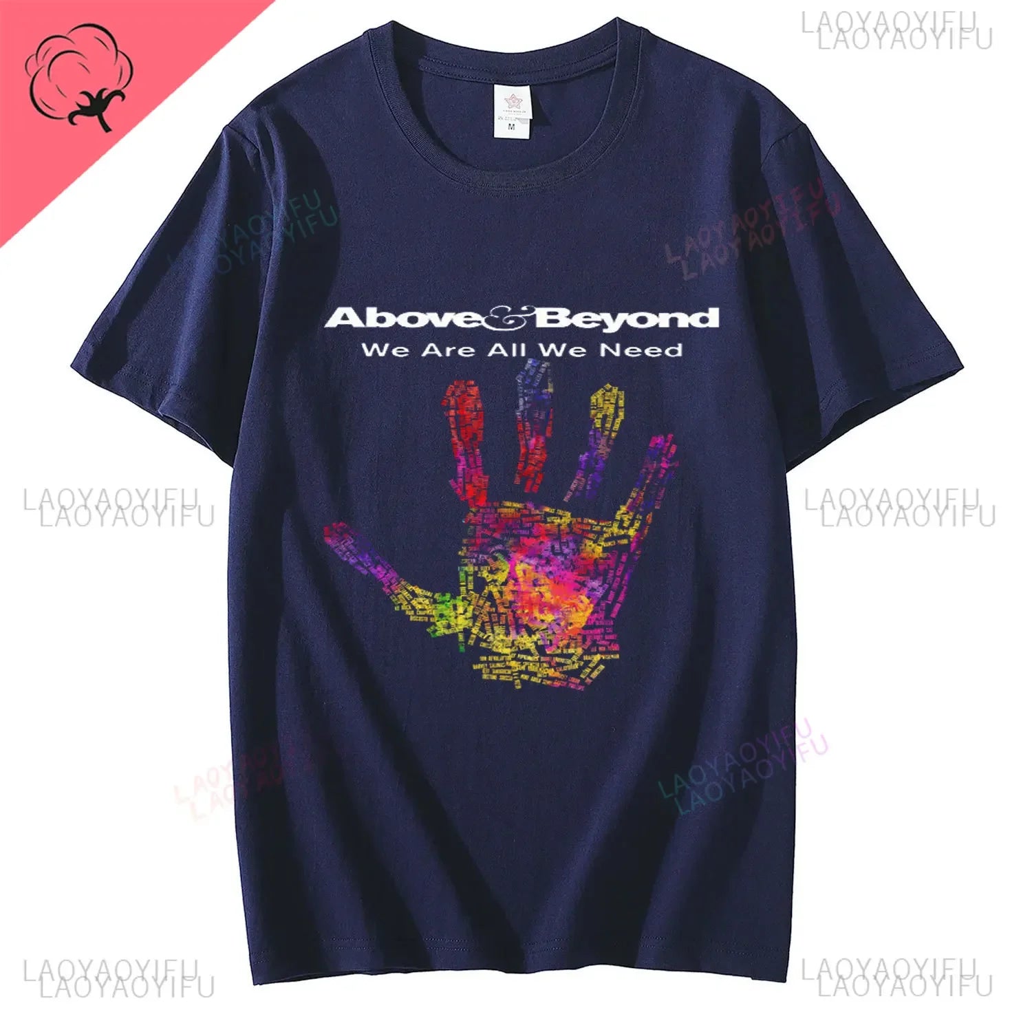 ANJUNABEATS Above & Beyond DJ Trance Music Printed 100% Cotton T Shirts Short Sleeve We Are We Need Tees Street Wear T Shirt Top