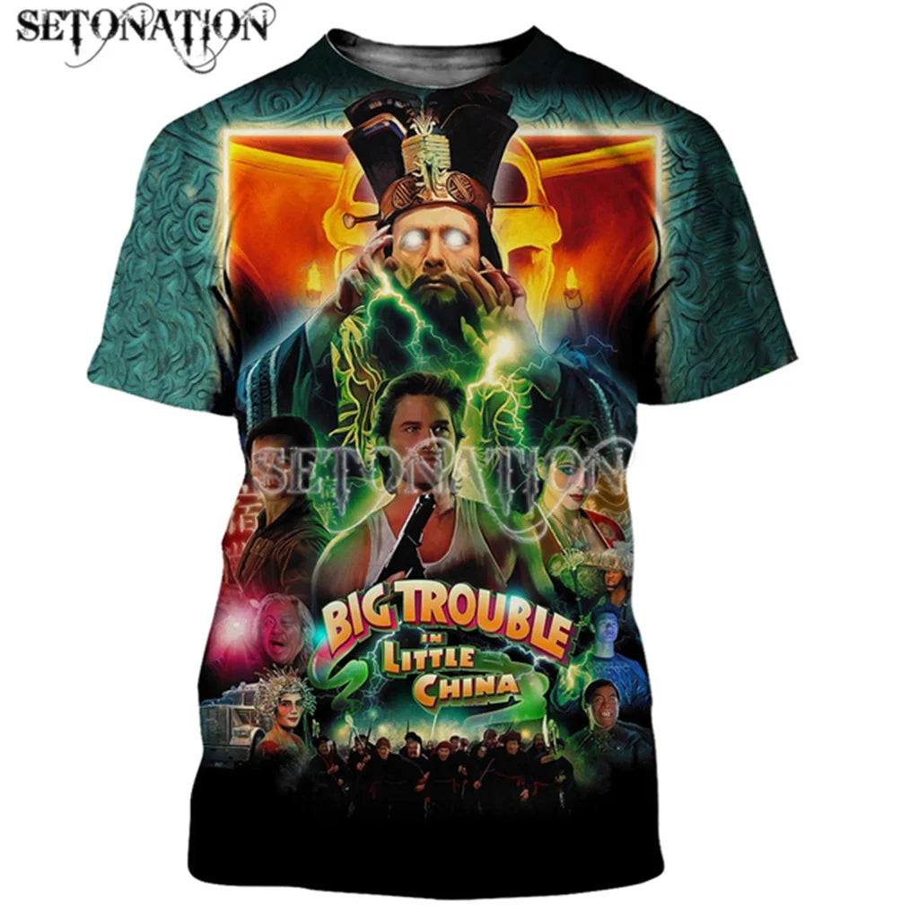 Big Trouble in Little China men-women-New-fashion-cool-3D-print Harajuku-style-tshirt-streetwear-summer tops