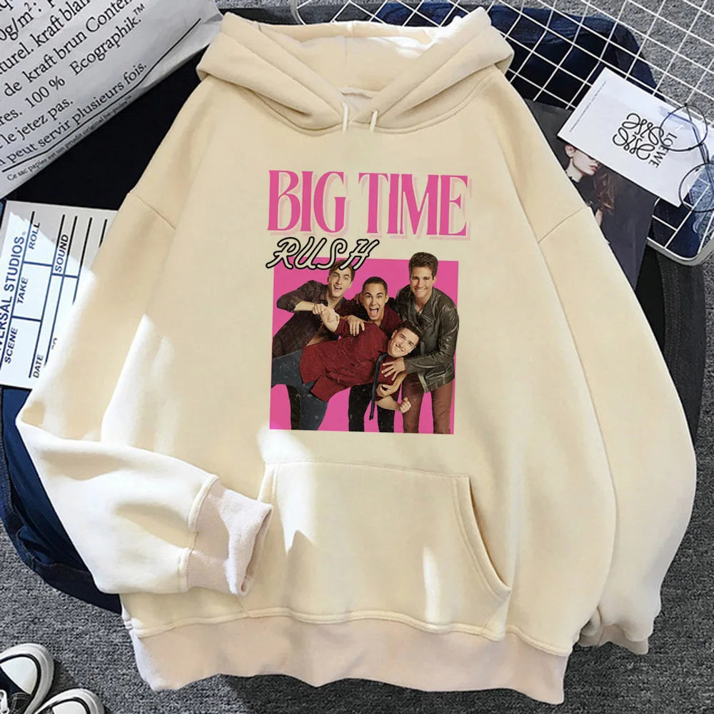 Big Time Rush hoodie youthful soft fabric harajuku trendy teen tracksuits casual wear printed design youthful trendy