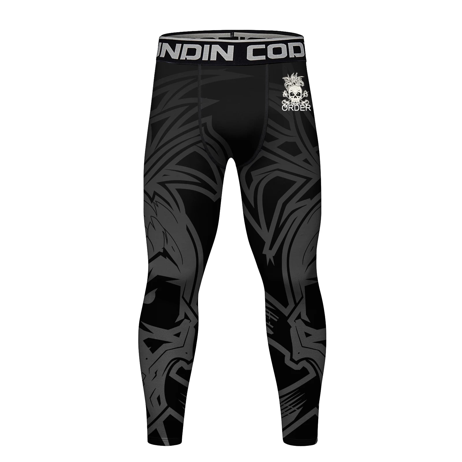 Cody Lundin Men's Jiu Jitsu Spats Stappling Compression Tights Pant Training BJJ No Gi Grappling Leggings Gym Fitness Trousers