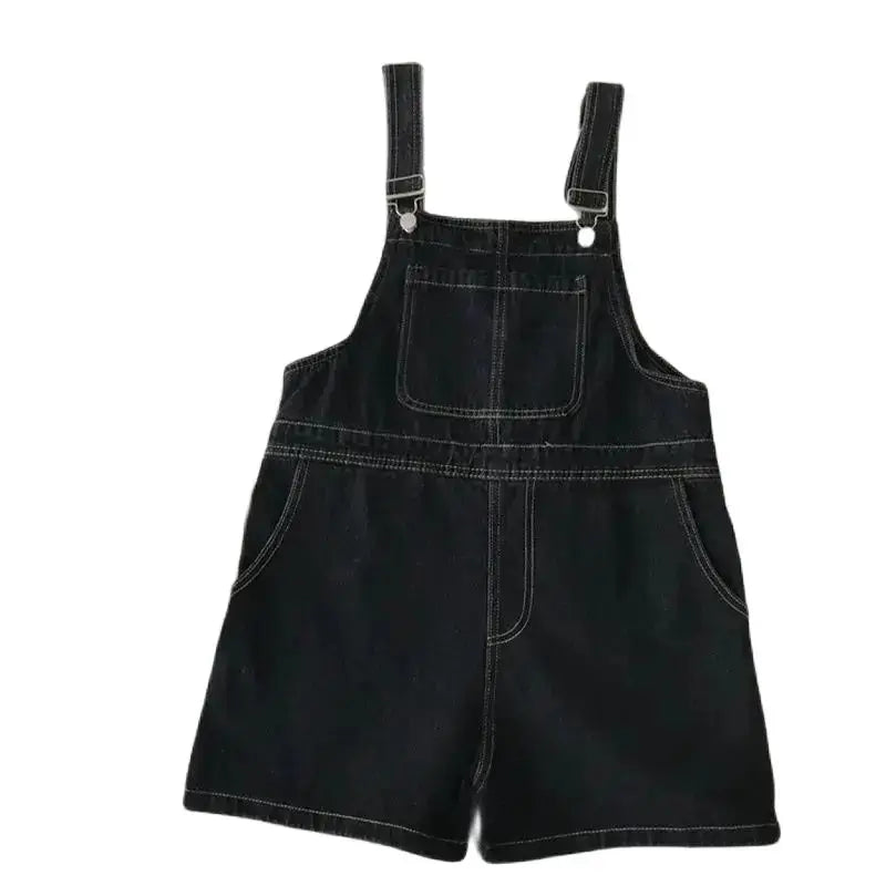 Blue Denim Shorts Female 2023 Summer Loose Wide Leg Shorts Korean Jumpsuit Shorts For Women