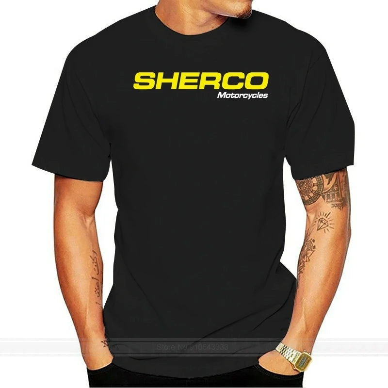 Sherco 450 SEF Factory Racing T-SHIRT cotton tshirt men summer fashion t-shirt euro size