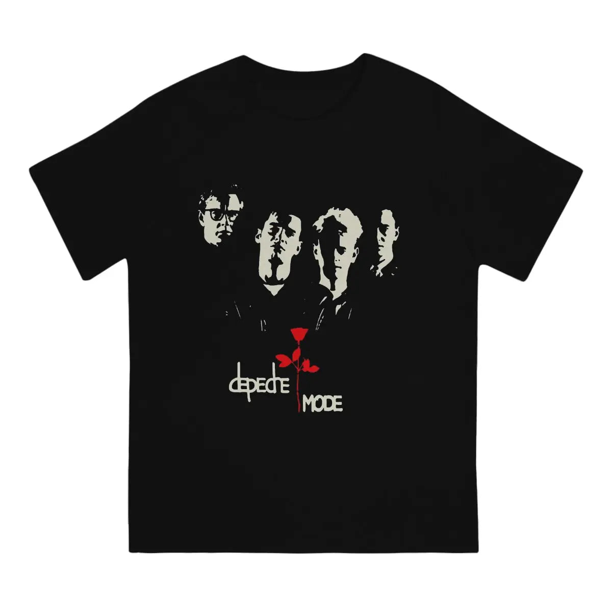 Men's T-Shirt Dmode Novelty Cotton Tee Shirt Short Sleeve Depeche Cool Mode T Shirt O Neck Tops 6XL