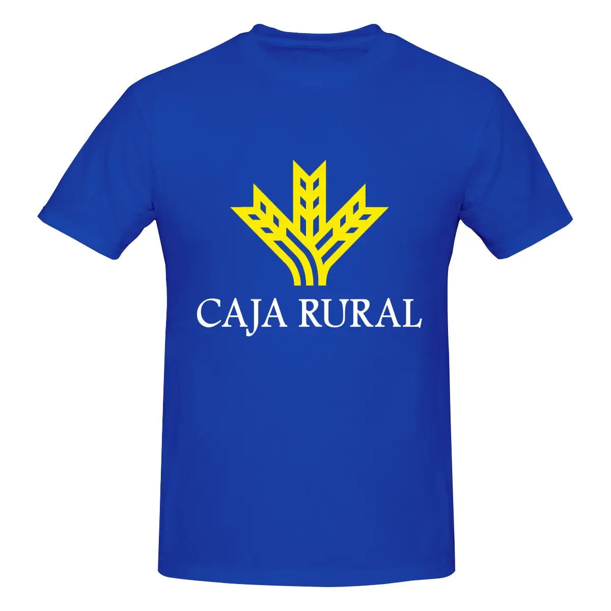 NEW Brilliant Caja Rural Design T-shirt Men Print Round neck T-shirt Summer Fashion Short Sleeve Cotton T Shirt