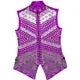 Sparkly Rhinestones Male Mirror Waistcoat Bar Nightclub Singer Stage Crystal Sequins Vest Performance Clothes Drum Dance Coat