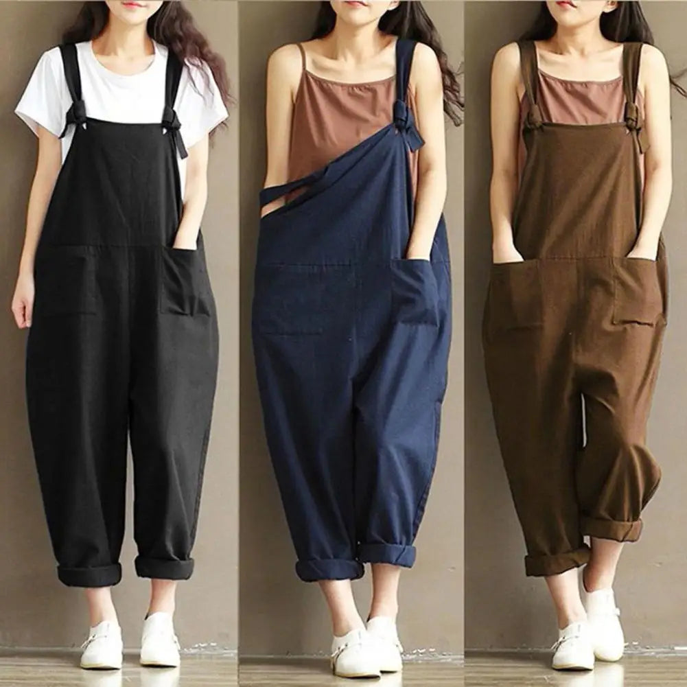 Special  Women Jumpsuits Portable Casual Suspenders Skin-friendly Straps Design Jumpsuits for Dating