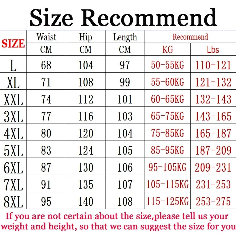 Men's Sweatpants Plus Size Large 5xl Sportswear Elastic Waist Casual Cotton Track Pants Stretch Trousers Male Black Joggers 8XL