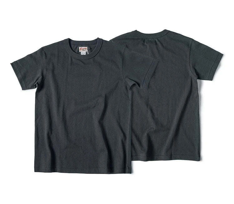 Bronson Heavyweight Seamless Tubular T-Shirt Summer Men's Plain Basic Tee Shirts