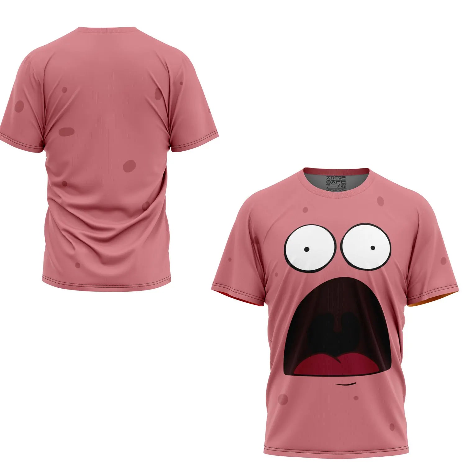 2024 Summer Men's 3D Printing SpongeBob SquarePants T-Shirt Children's Street Leisure Sports Large Breathable Top