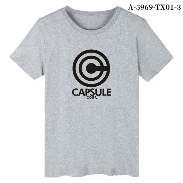 Anime CAPSULE Corp Pattern Fitness Tank Tops Summer Vest O Neck Casual Sleeveless Shirt 3D Design Bodybuilding Tank Top