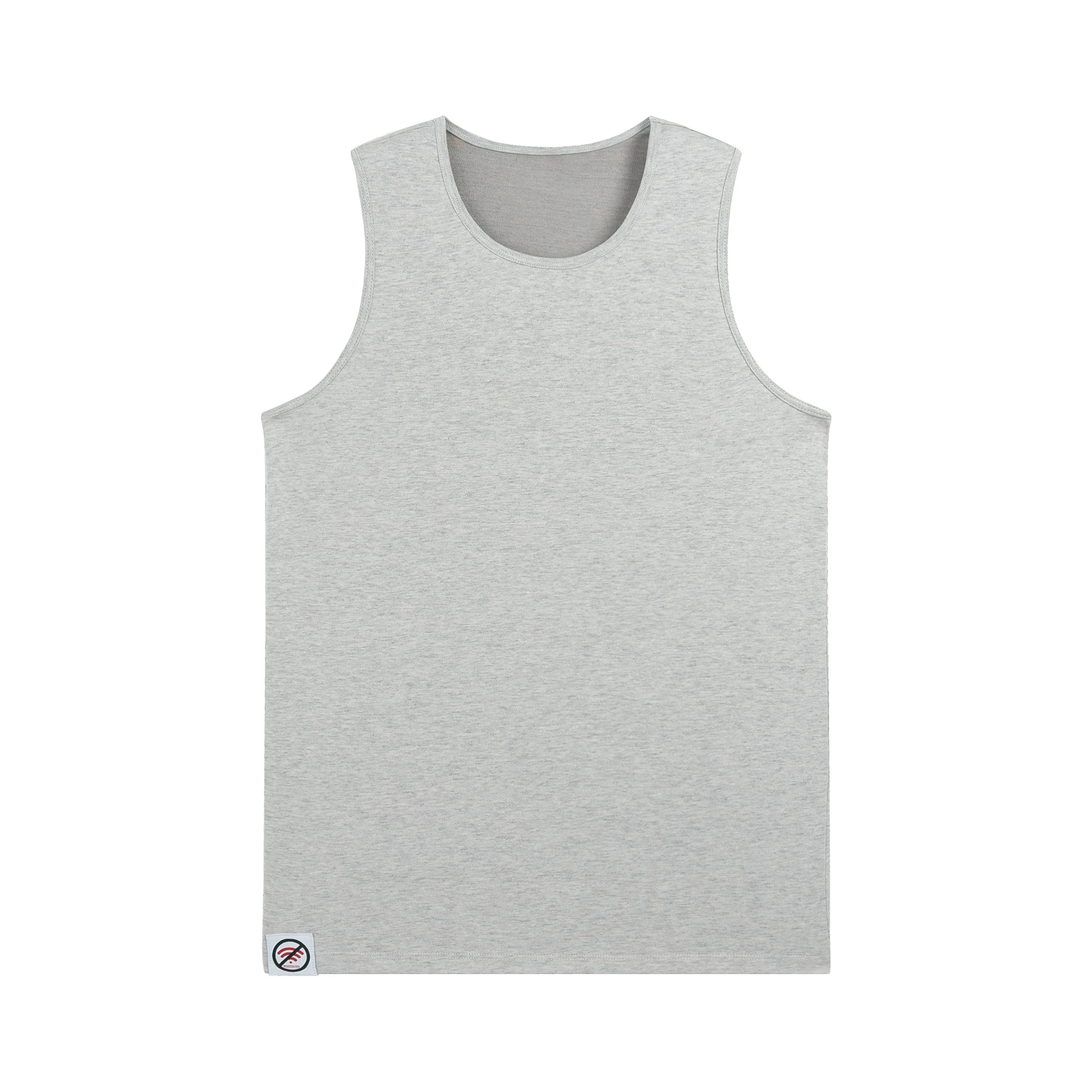 Silver fiber Cotton Faraday High Protection EMF Shielding Anti-radiation Tank Top
