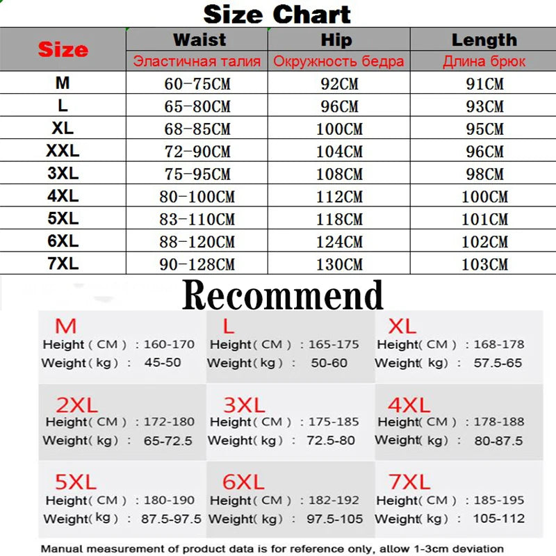 Camouflage Cargo Pants Men Cotton Streetwear Korean Hip Hop Joggers 7XL Loose Fit Casual Trousers Multi-Pockets Elastic Waist