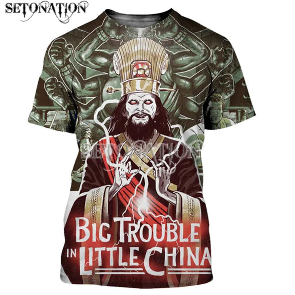 Big Trouble in Little China men-women-New-fashion-cool-3D-print Harajuku-style-tshirt-streetwear-summer tops