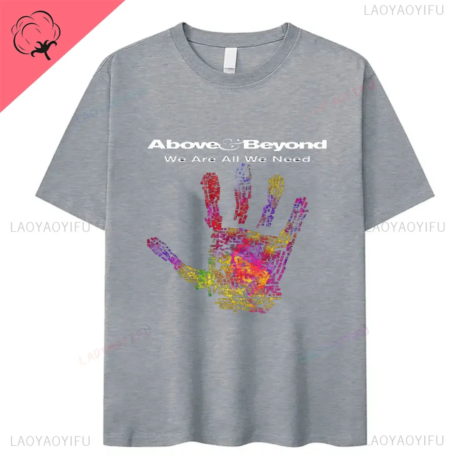 ANJUNABEATS Above & Beyond DJ Trance Music Printed 100% Cotton T Shirts Short Sleeve We Are We Need Tees Street Wear T Shirt Top
