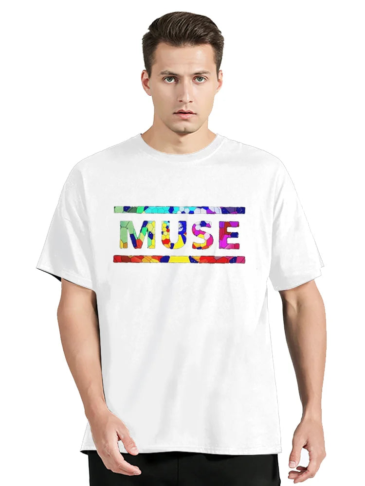 Classic Muse T Shirt The Resistance T-Shirt Cheap Discount Vintage TShirt Men Clothing Oversized Graphic Tees Tops