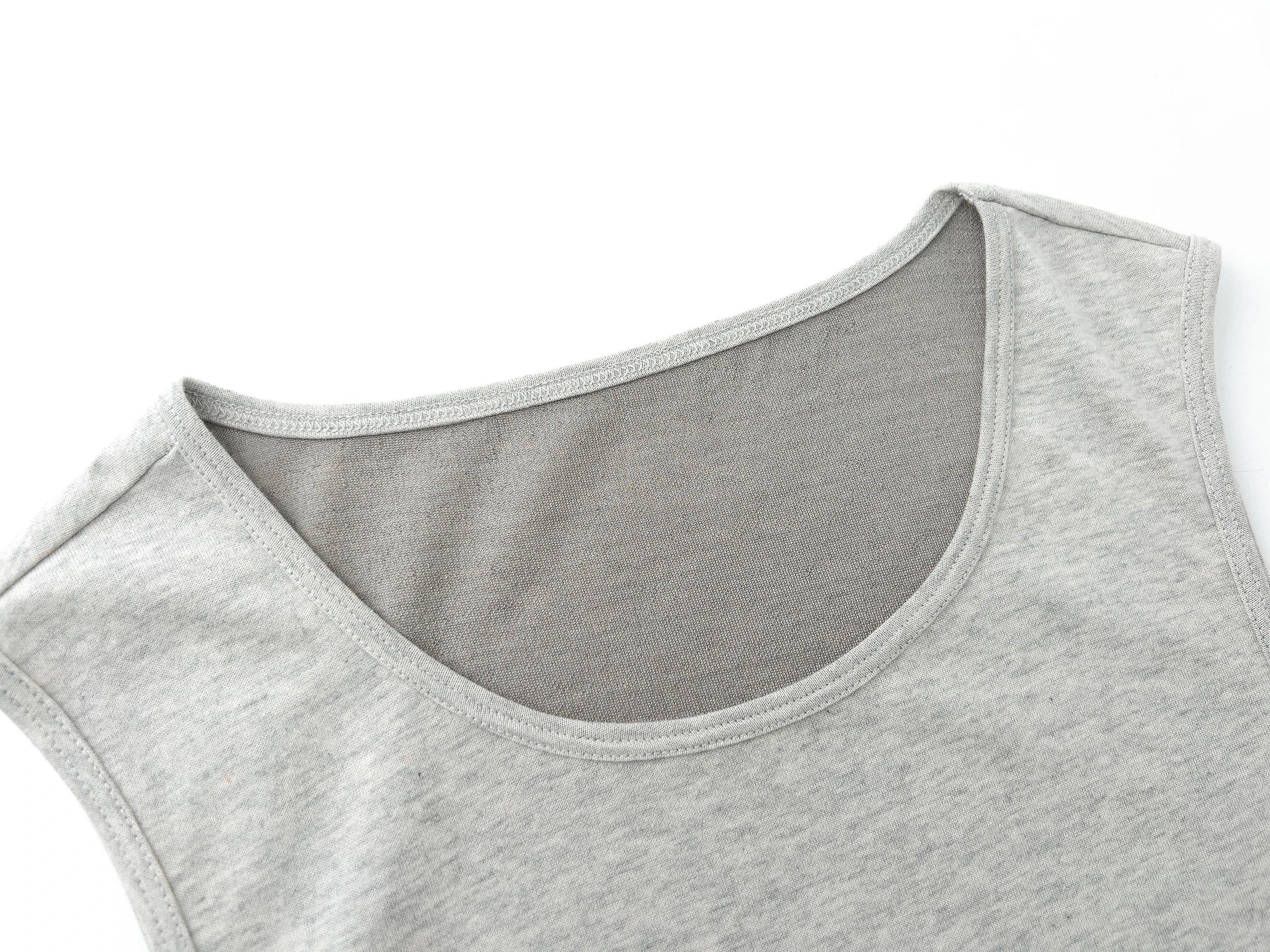 Silver fiber Cotton Faraday High Protection EMF Shielding Anti-radiation Tank Top