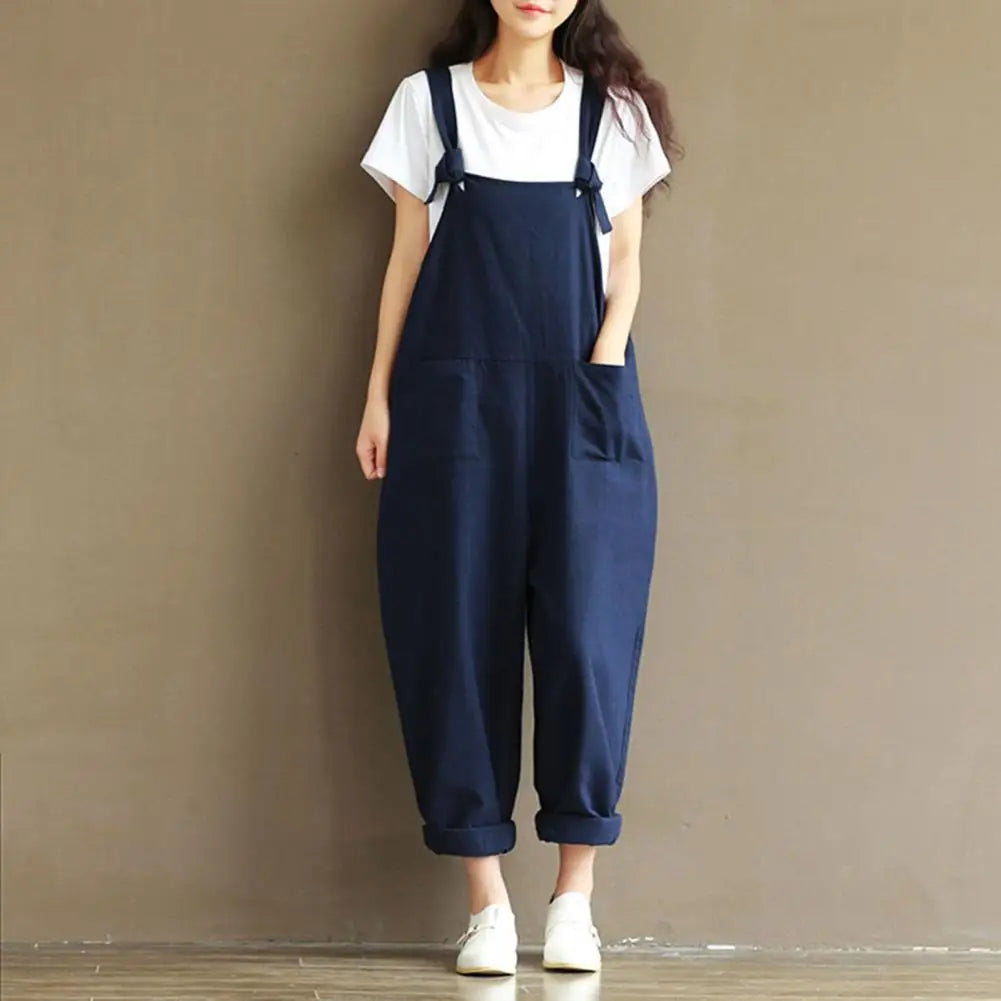 Special  Women Jumpsuits Portable Casual Suspenders Skin-friendly Straps Design Jumpsuits for Dating