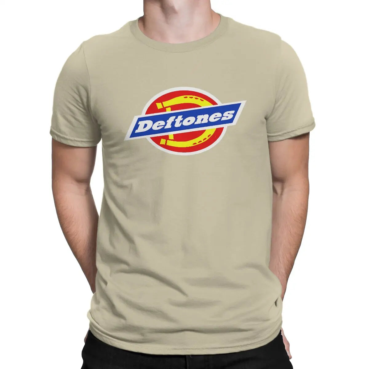 Appealing T Shirt for Men Pure Cotton Vintage T-Shirts Crewneck Deftones Tee Shirt Short Sleeve Clothing Birthday Present