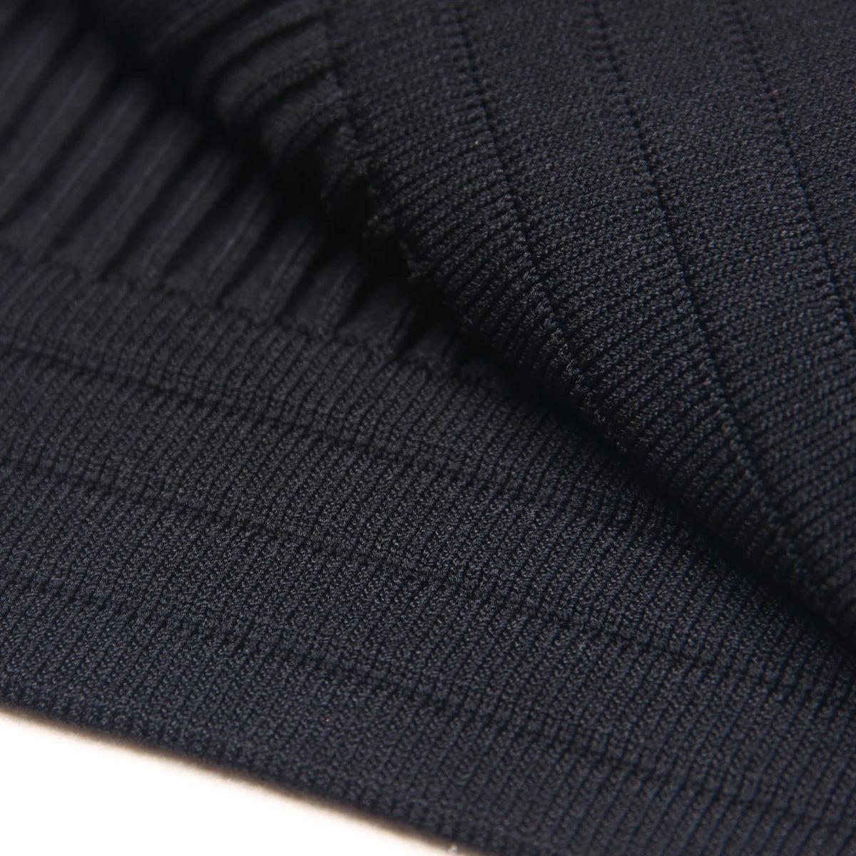 Black And White Two Colors High-quality Knitted Elastic Fabric Pocket Zipper High Neck Long Sleeved Slim Fit Women's Cardigan